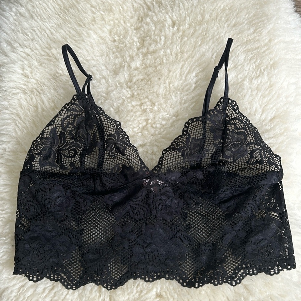Victoria's Secret Black Lace Bralette